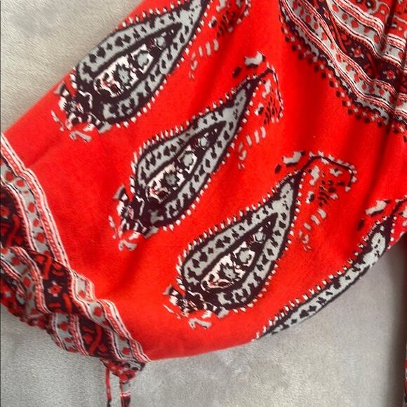 new with tag Free people size Large boho Bohemia Red Patterned woman's Dress - Picture 9 of 14